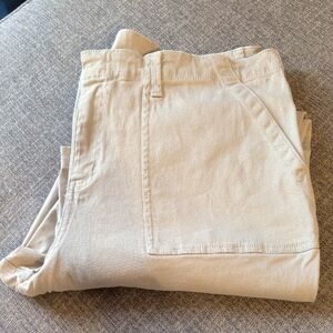 Ava & Viv Cream Straight Leg Pants